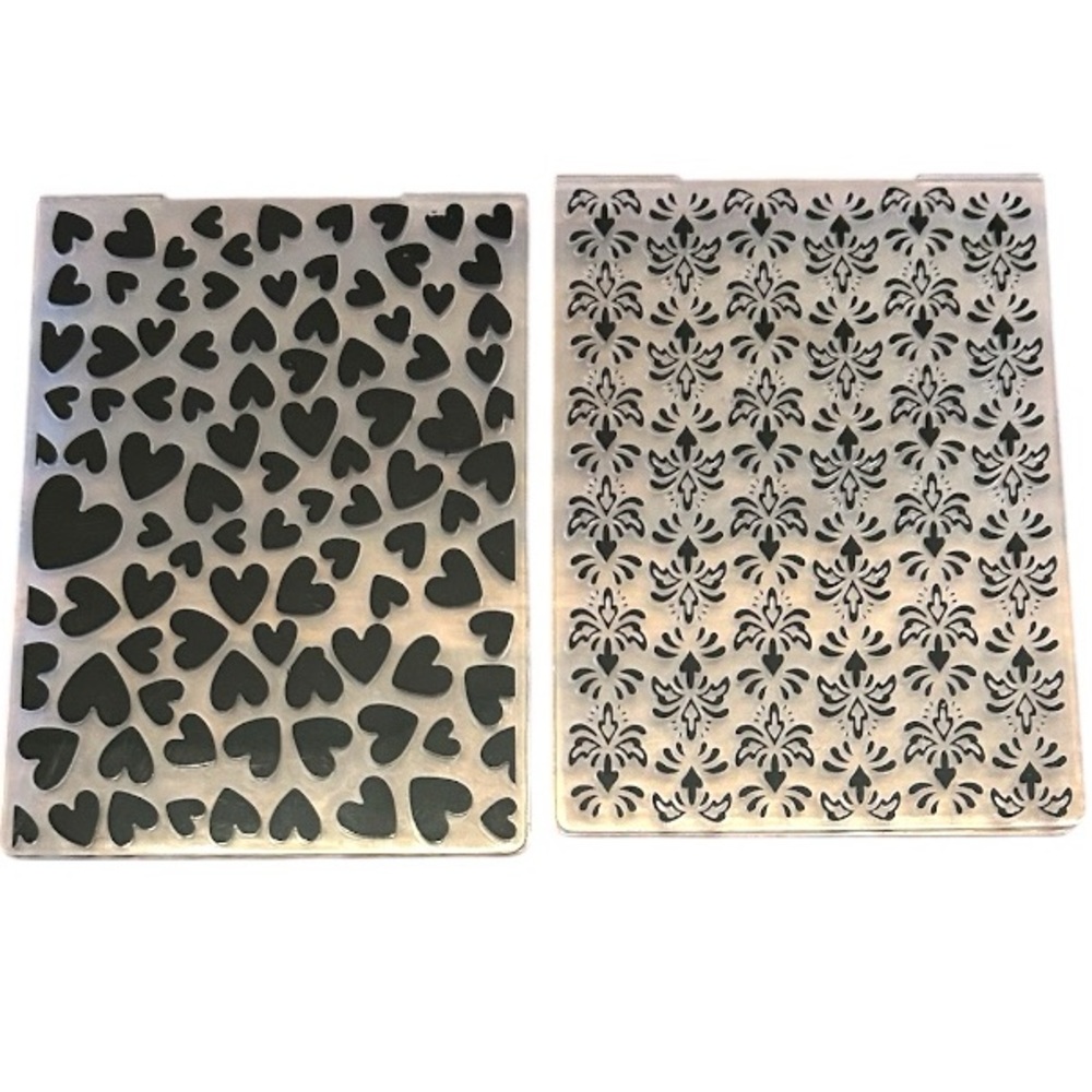 💥 2 for 12 or 4 for 20 💥  Lot of 2 embossing folders